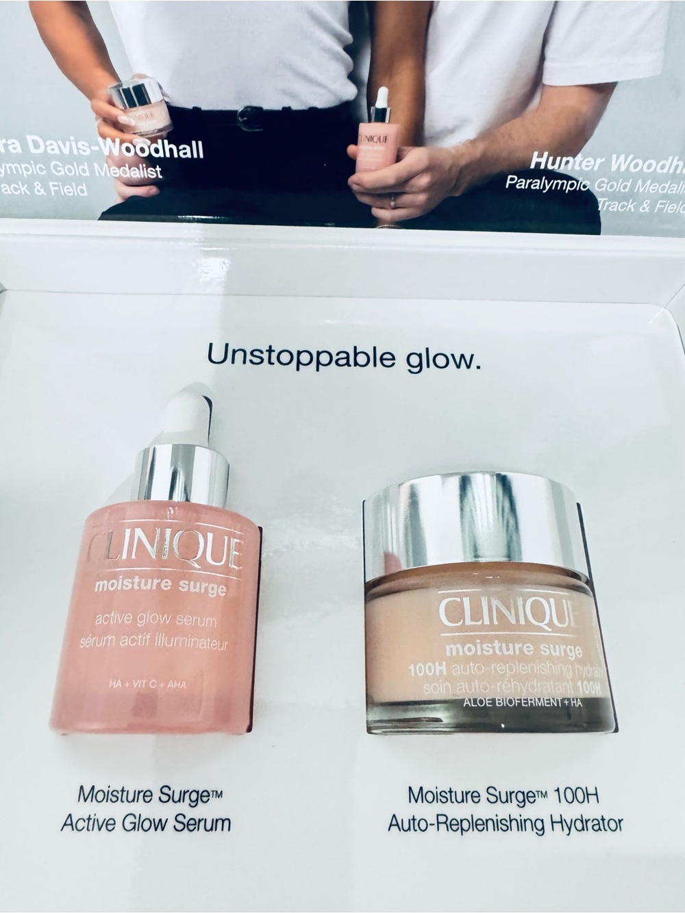 Clinique Branded White Tote and White Box Set